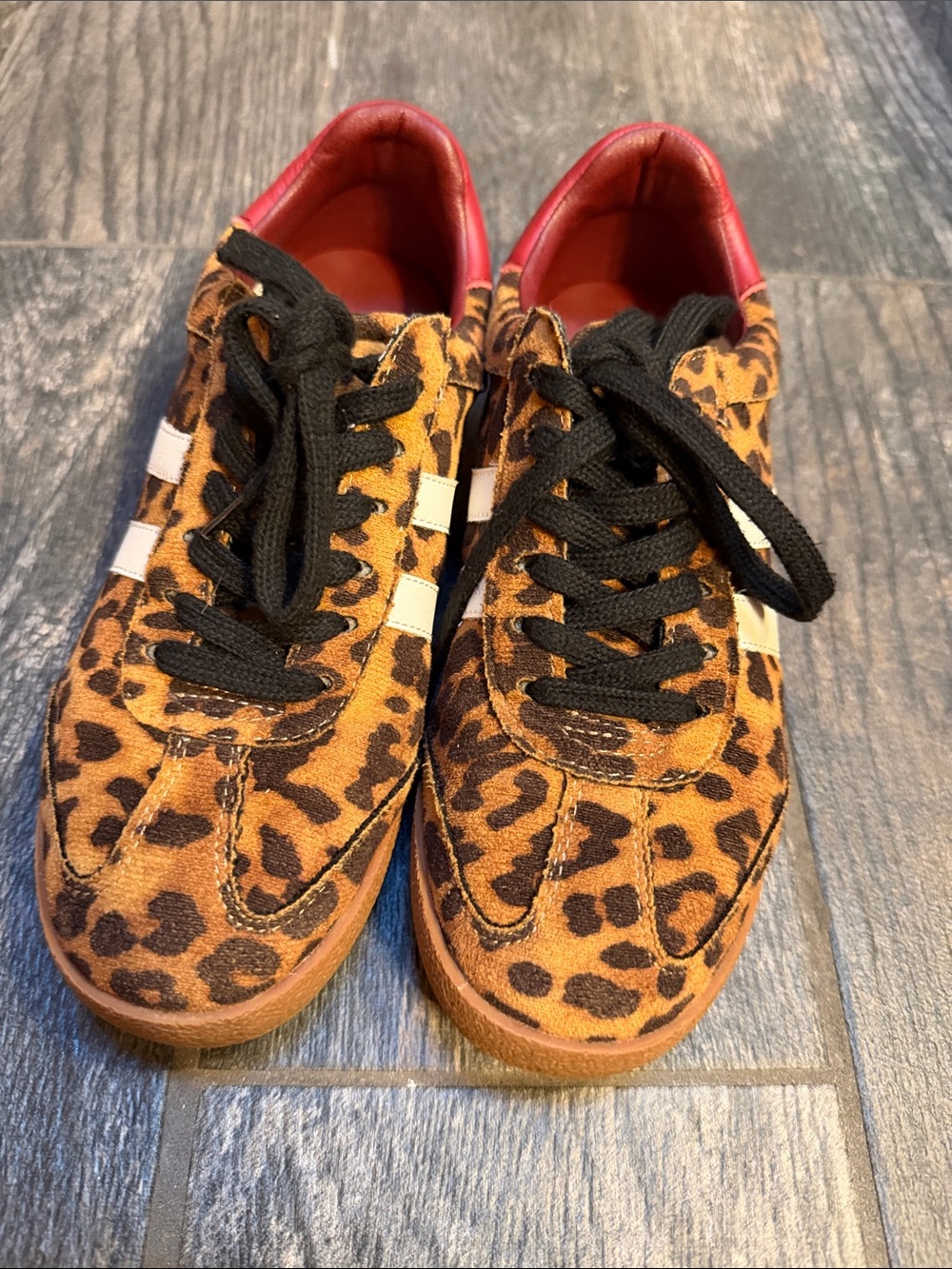 Steve Madden Leopard Print Sneakers